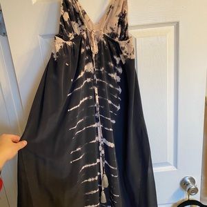 Silk tie dye maxi dress by Gypsy 05